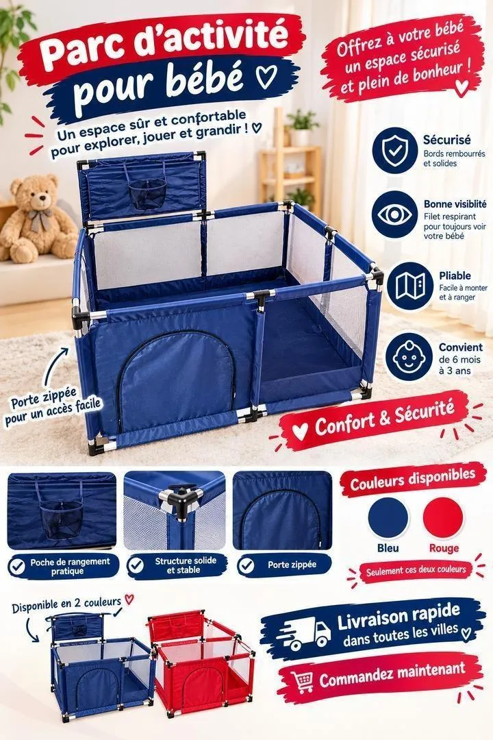 Parc de jeu bébé 30 balles offertes 🍼🎁 Je veux