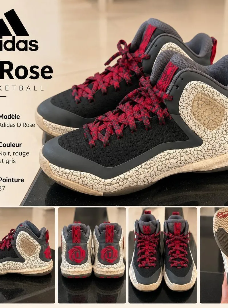 Chaussures Adidas D Rose d'occasion taille 37