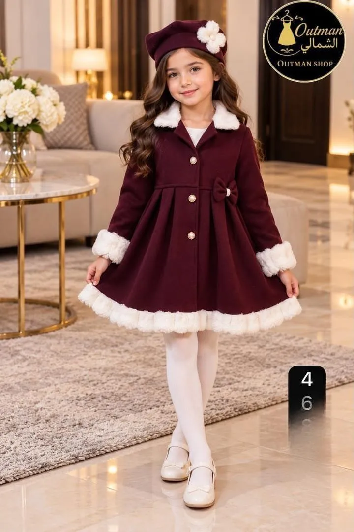 Manteau fille excellent avec capuche