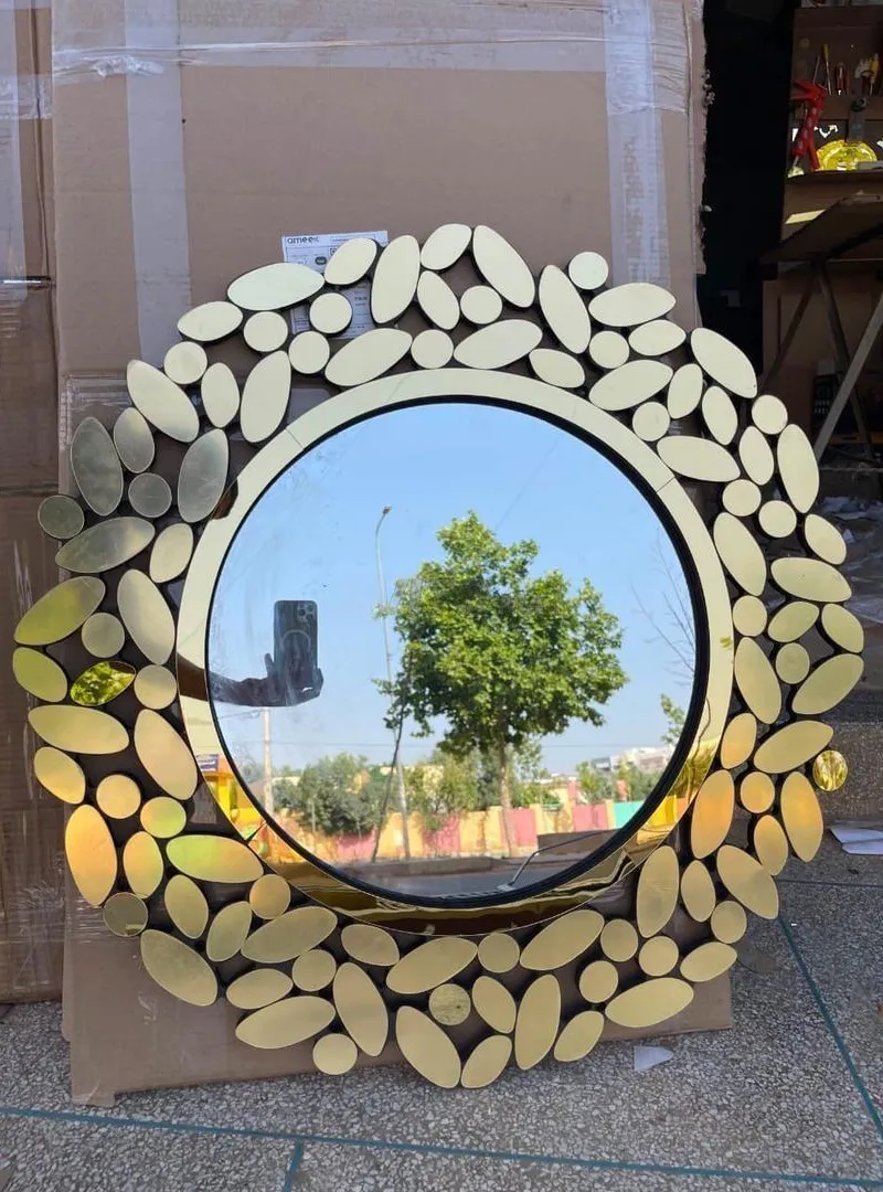 Miroir mural au design élégant pour la décoration 😍✨✨