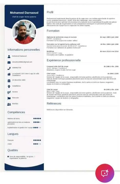 Responsable coupe textile