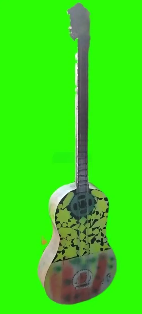 Guitare Géante en Fer – Sculpture Artisanale