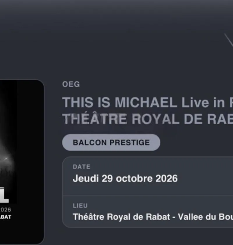 3 billets Michael Rabat 29/10 BALCON PRESTIGE