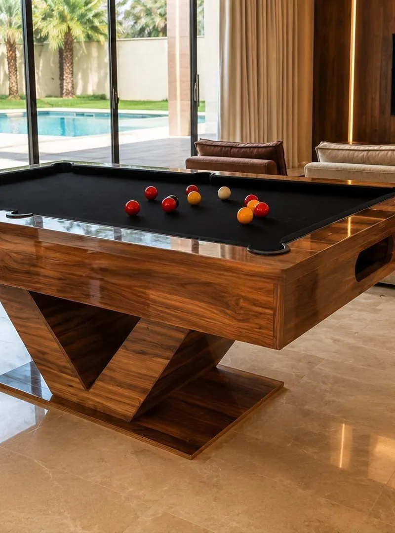 Table de billard Noyer Tech