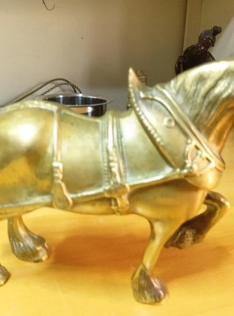 cheval cuivre