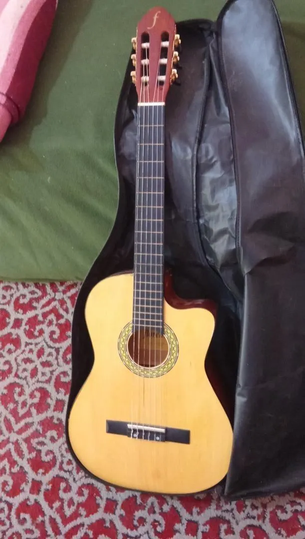 Guitare à vendre à bon prix, encore neuve avec sa housse