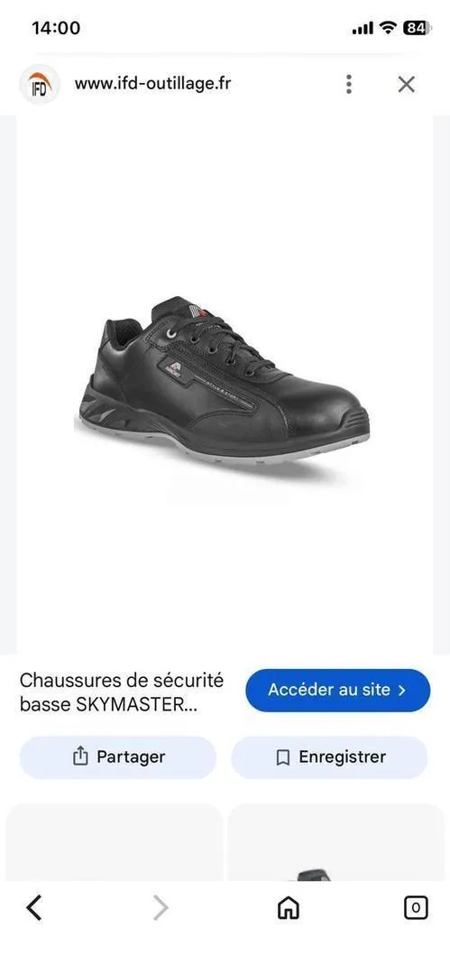Chaussures de travail de sécurité Aimont importées