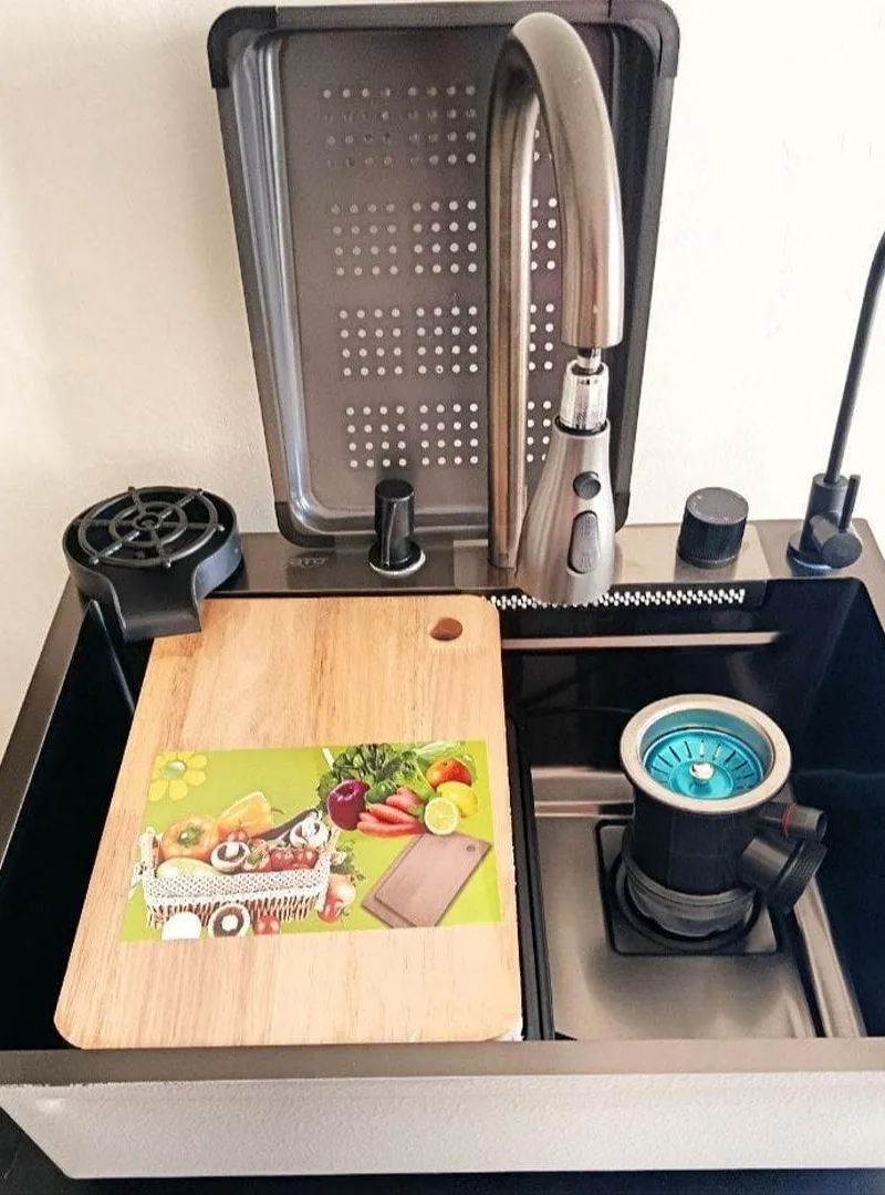 Évier de Cuisine Multifonction Moderne
