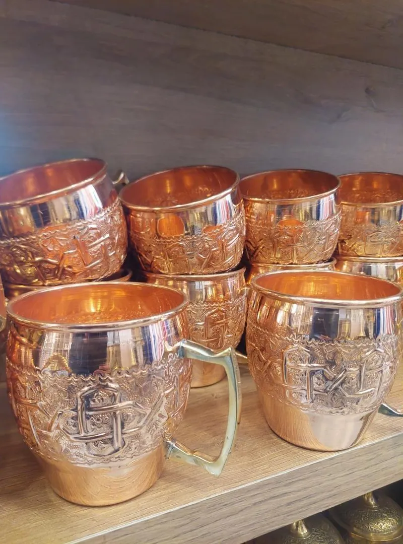 Carafe en cuivre pur