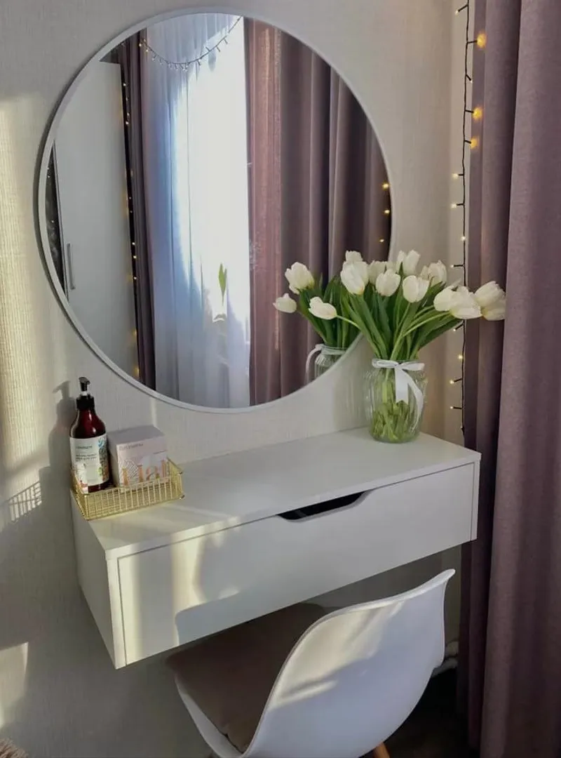 Coiffeuse avec miroir led 😍🔥