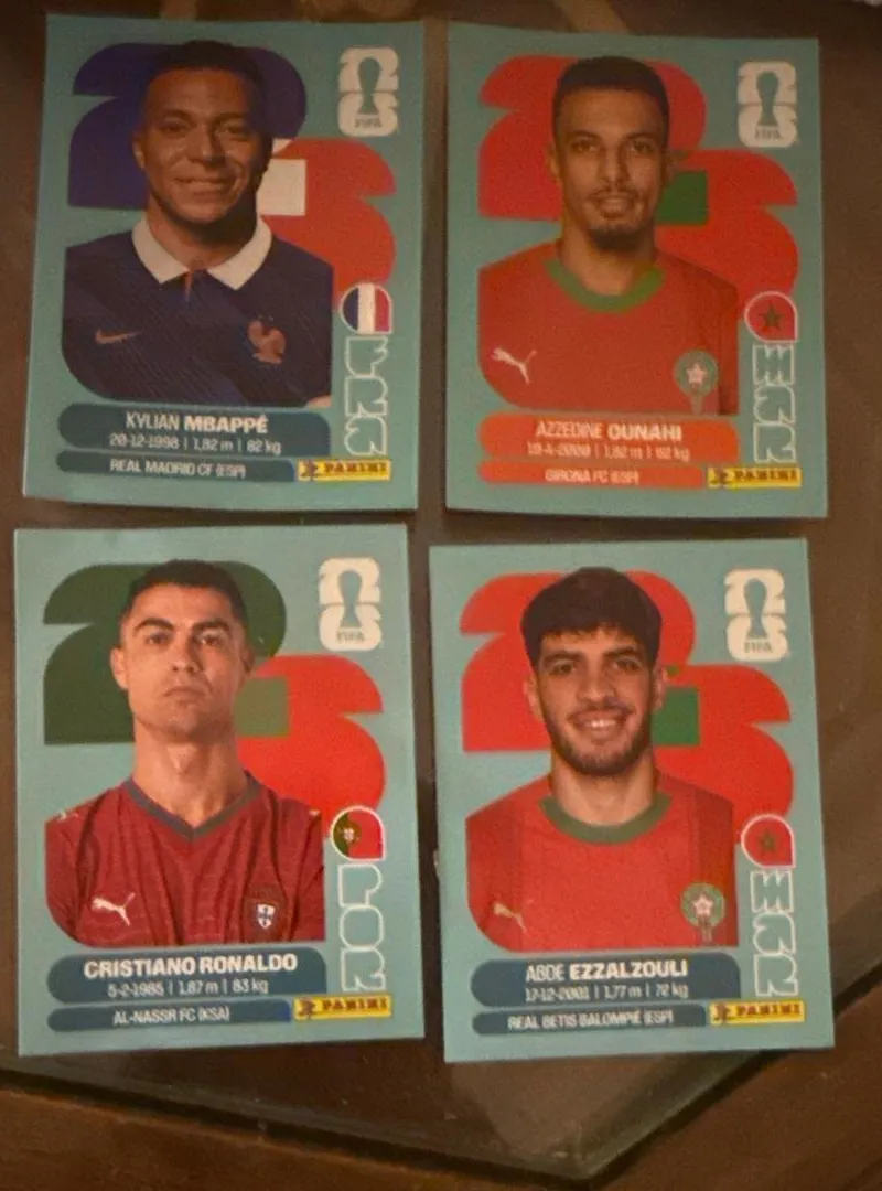 Cartes Panini à vendre