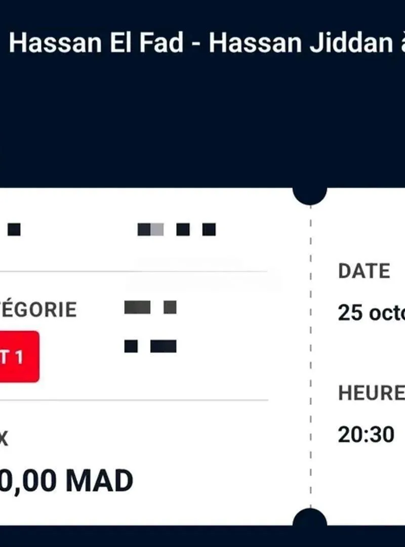 Billets pour le spectacle de Hassan El Fad