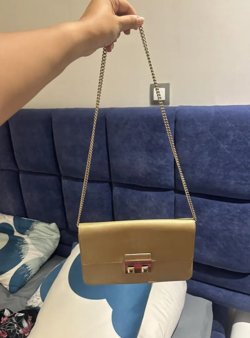 Sac Furla doré
