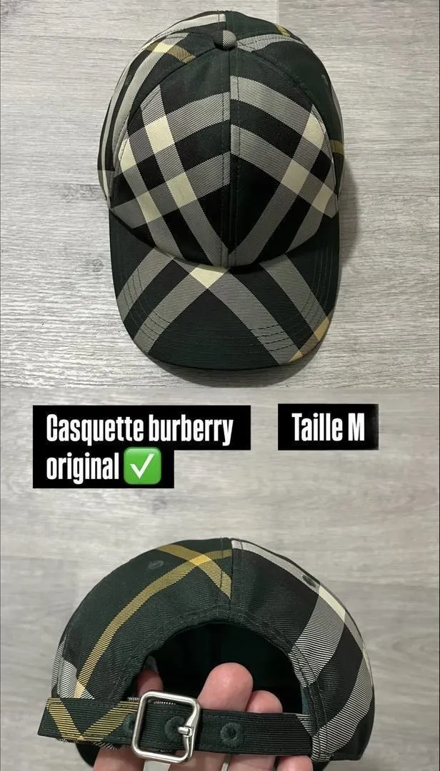Casquette Burberry originale très propre