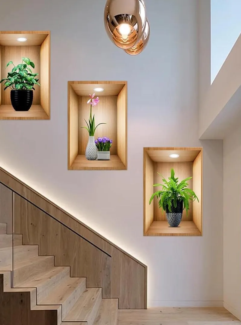 Stickers muraux à illusion 3D - ملصقات ثلاثية الأبعاد