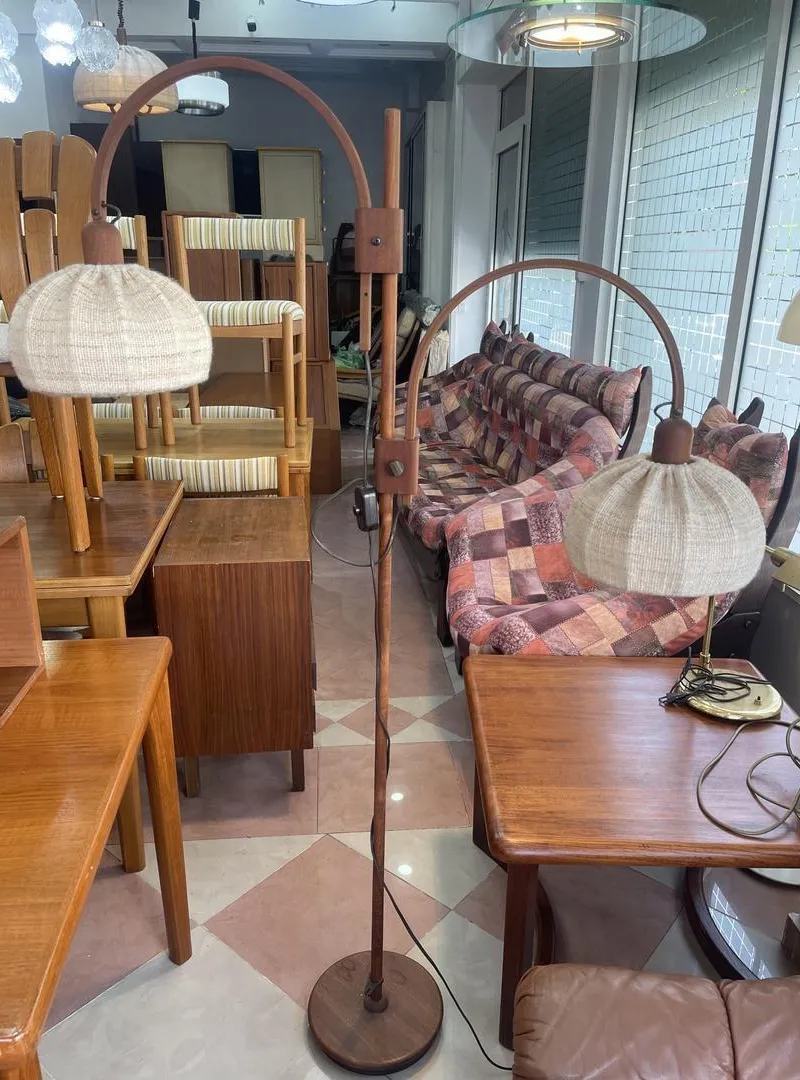 Lampe vintage teck Design scandinave