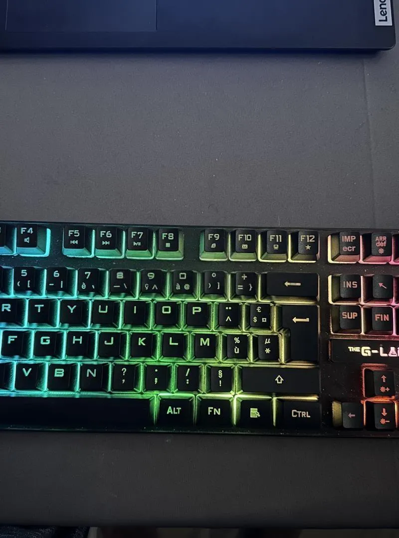 Clavier gaming propre