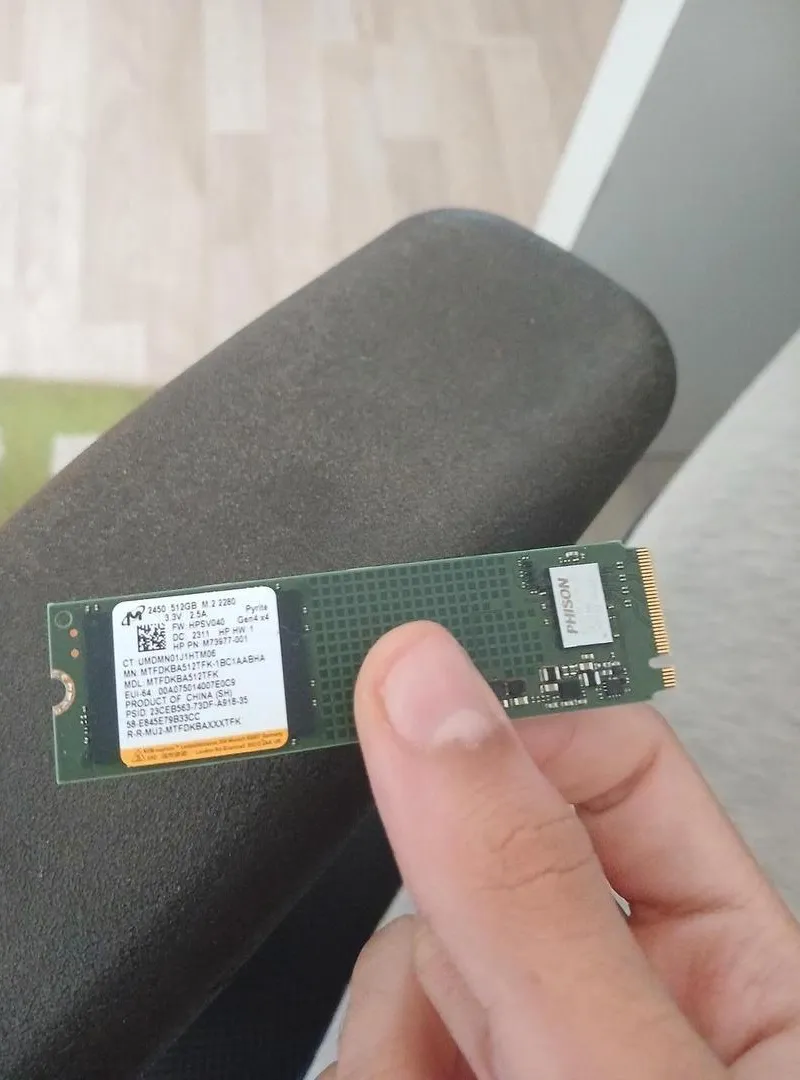 SSD Micron 512 Go NVMe