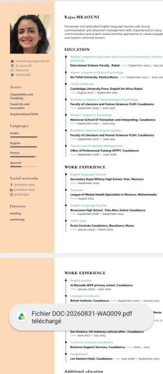 Prof d'anglais et accompagnement psychologique