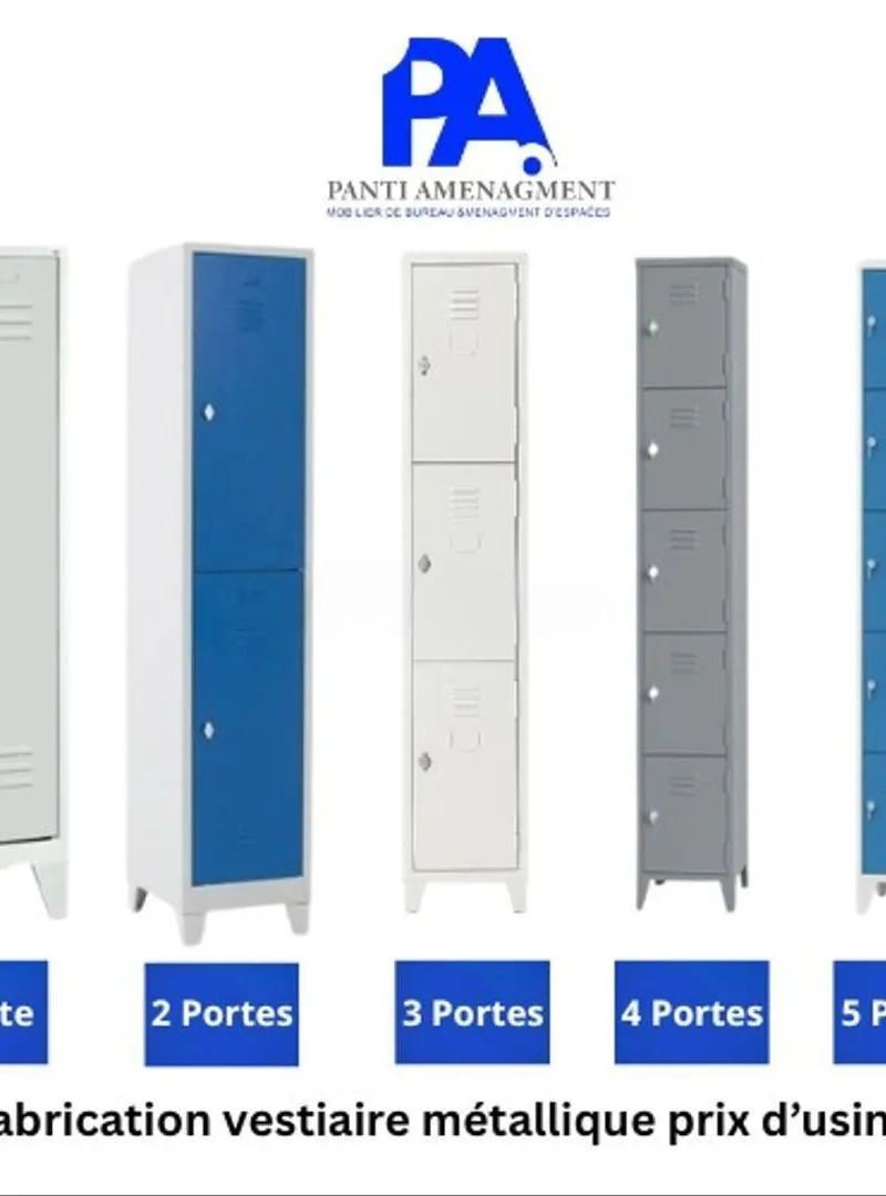 Vestiaire 10 portes monobloc \ armoire casier