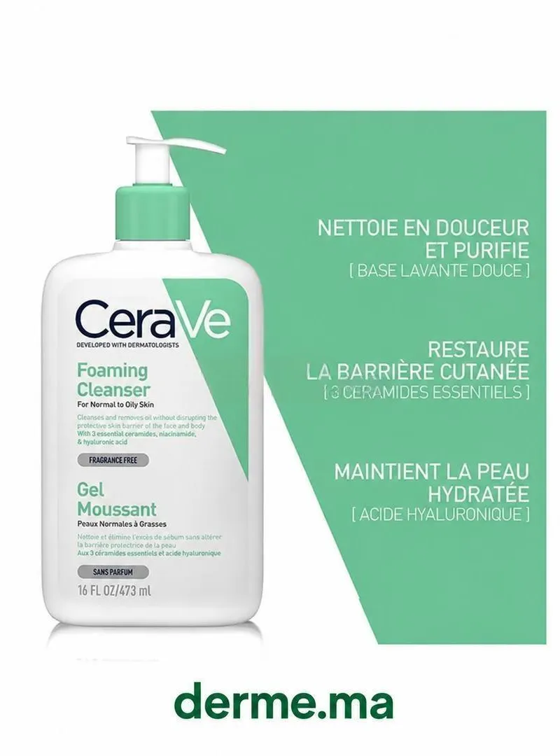 CeraVe Gel Moussant 473 ml
