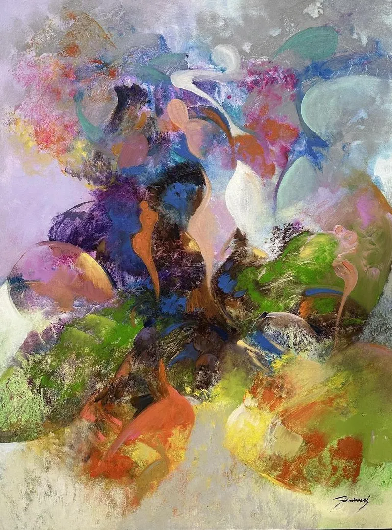 TABLEAU HUILE SUR TOILE