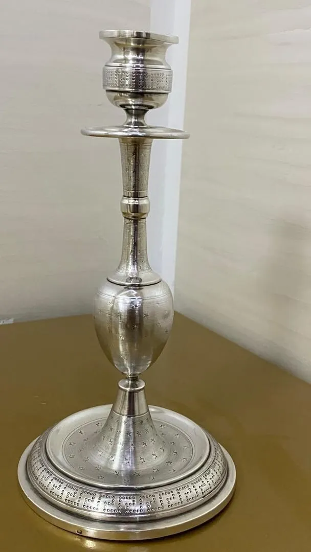 Bougeoir en argent 950