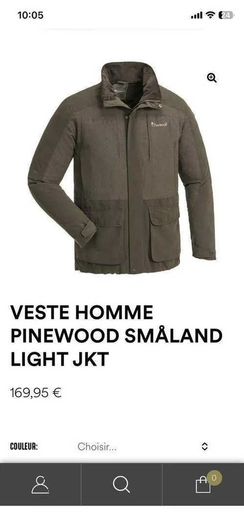 Veste chasse randonnée Pinewood