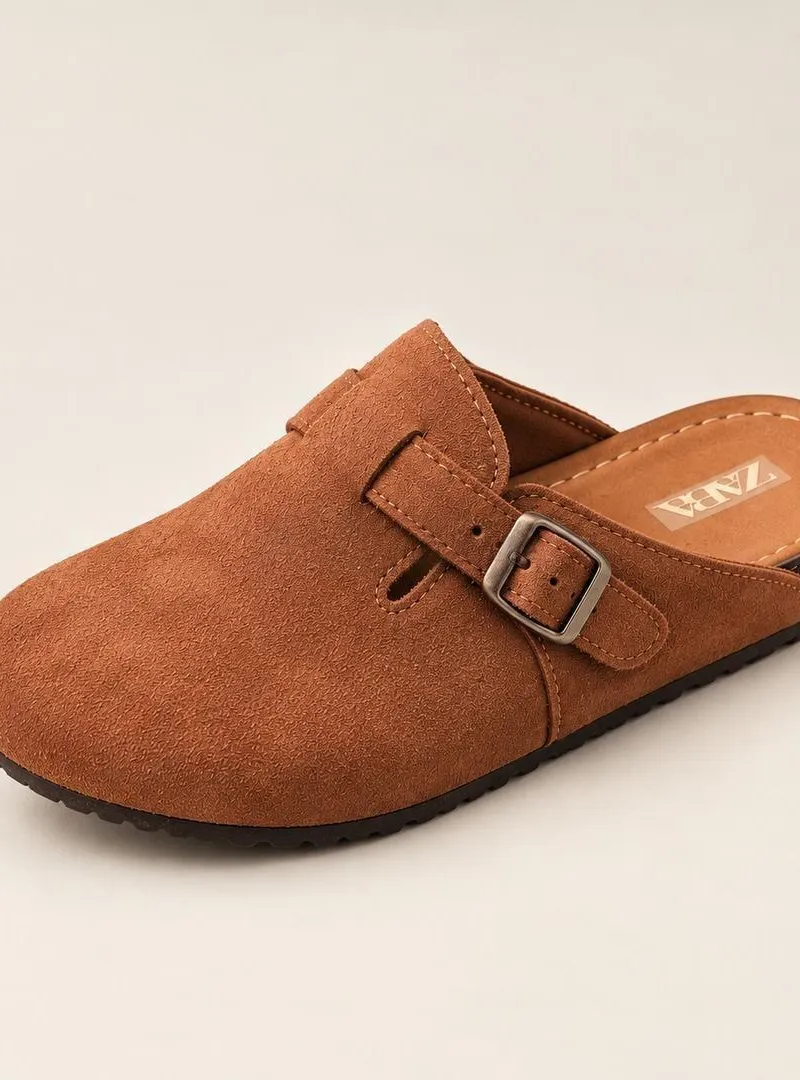 Mules Femme Élégantes en Daim – 4 Couleurs