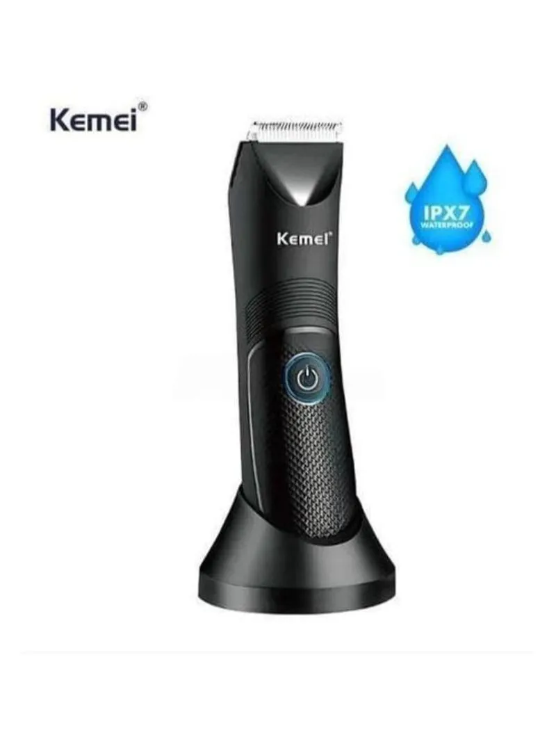 Tondeuse à barbe homme Kemei étanche.