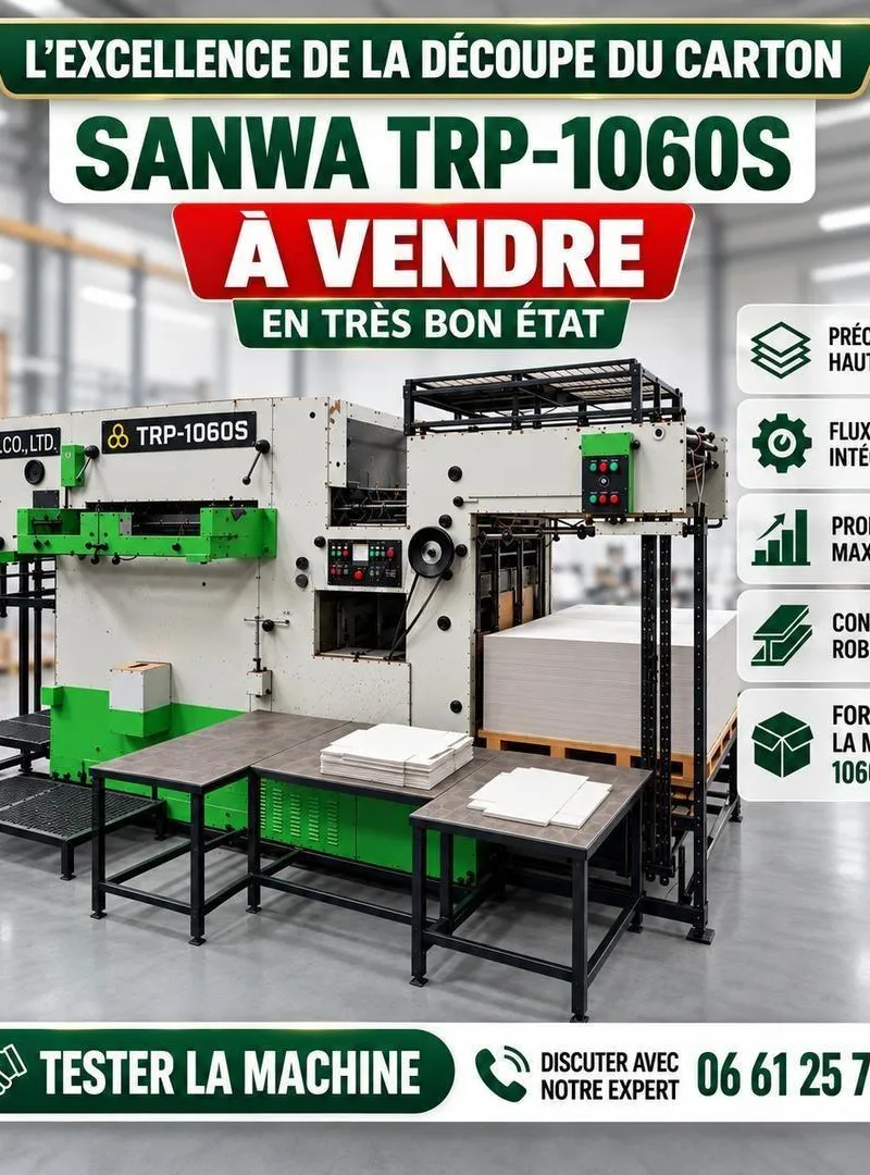 Machine découpe carton