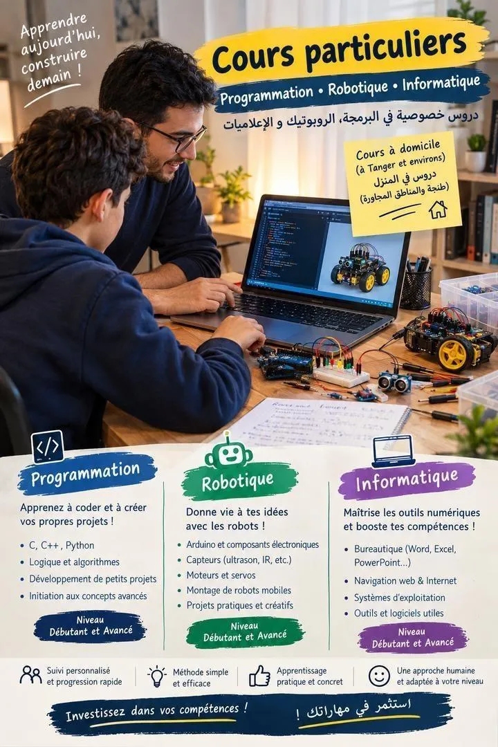 Cours Robotique - Informatique - Programmation
