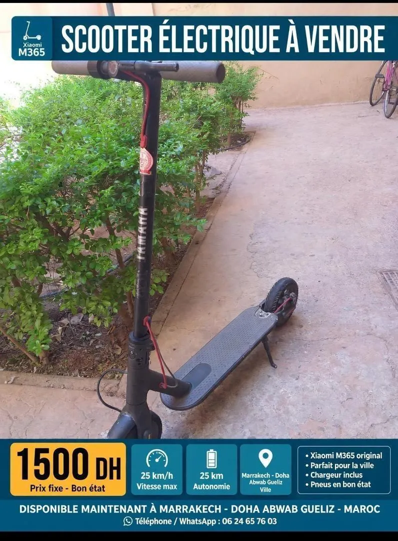 Trottinette fonctionne bien