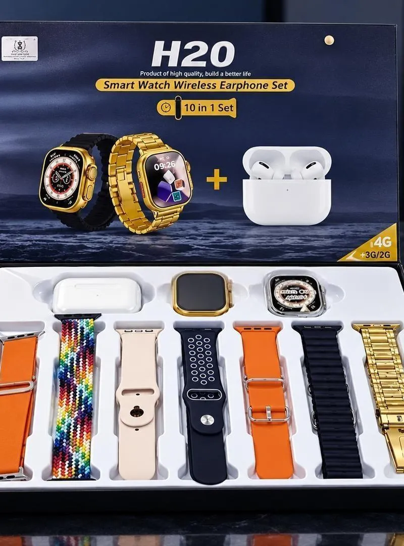 Montre connectée H2O avec écouteurs