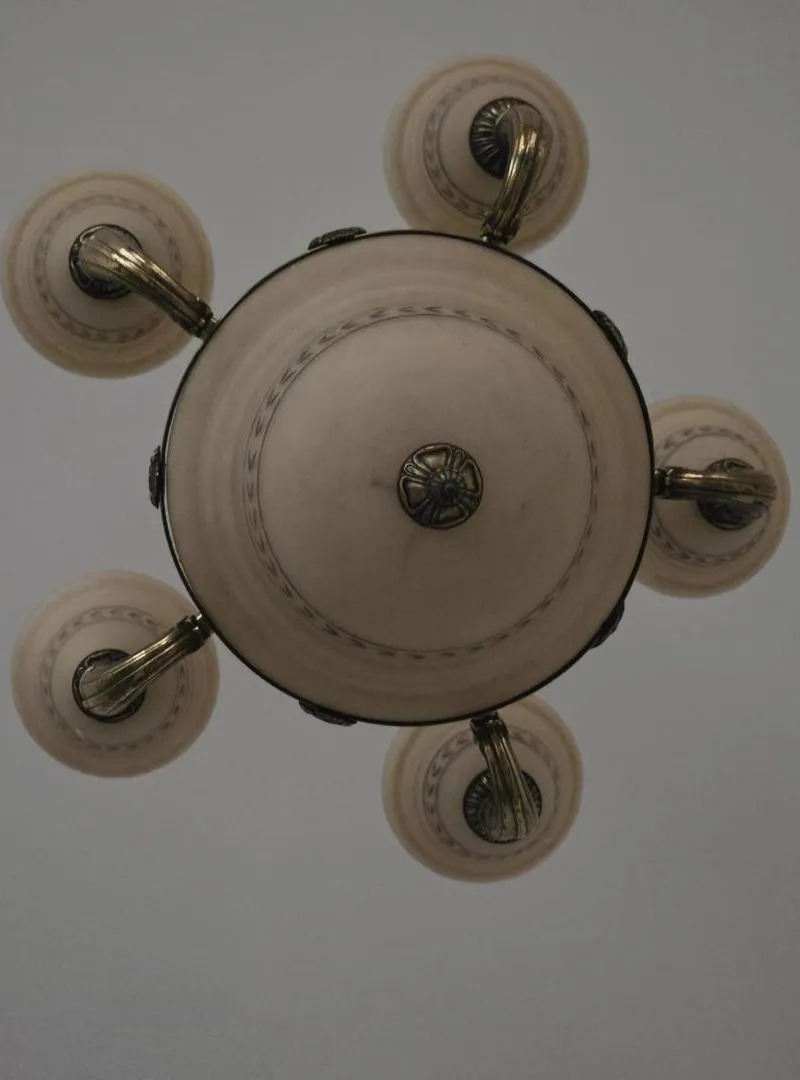 Lustre en pâte de verre
