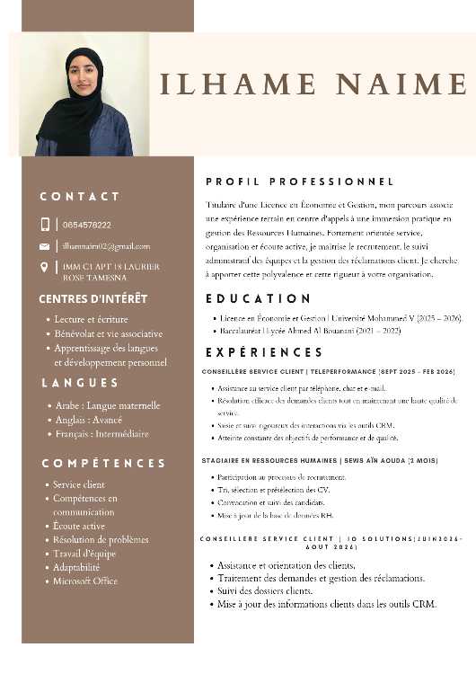 Stage en ressources humaines