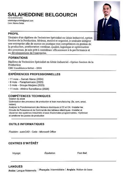 Technicien de maintenance