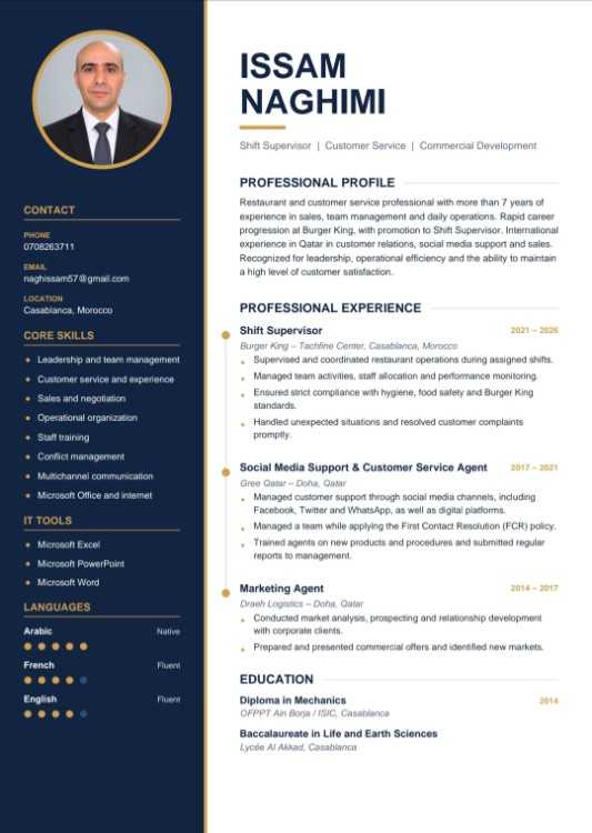 Manager restauration
