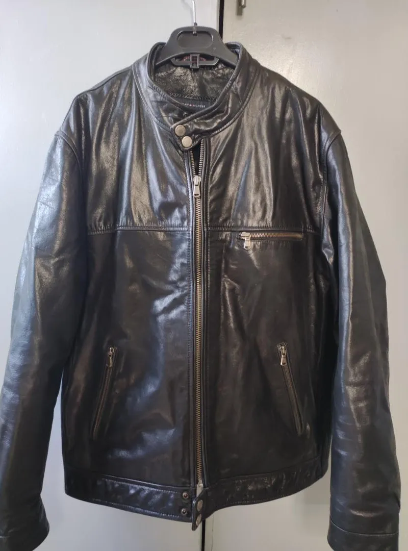 Veste cuir Tommy Hilfiger L/XL