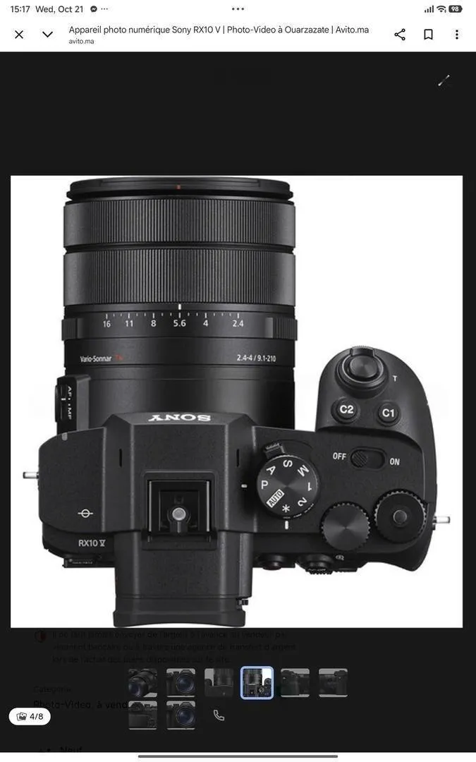 Camera Sony cyber-shot RX10 