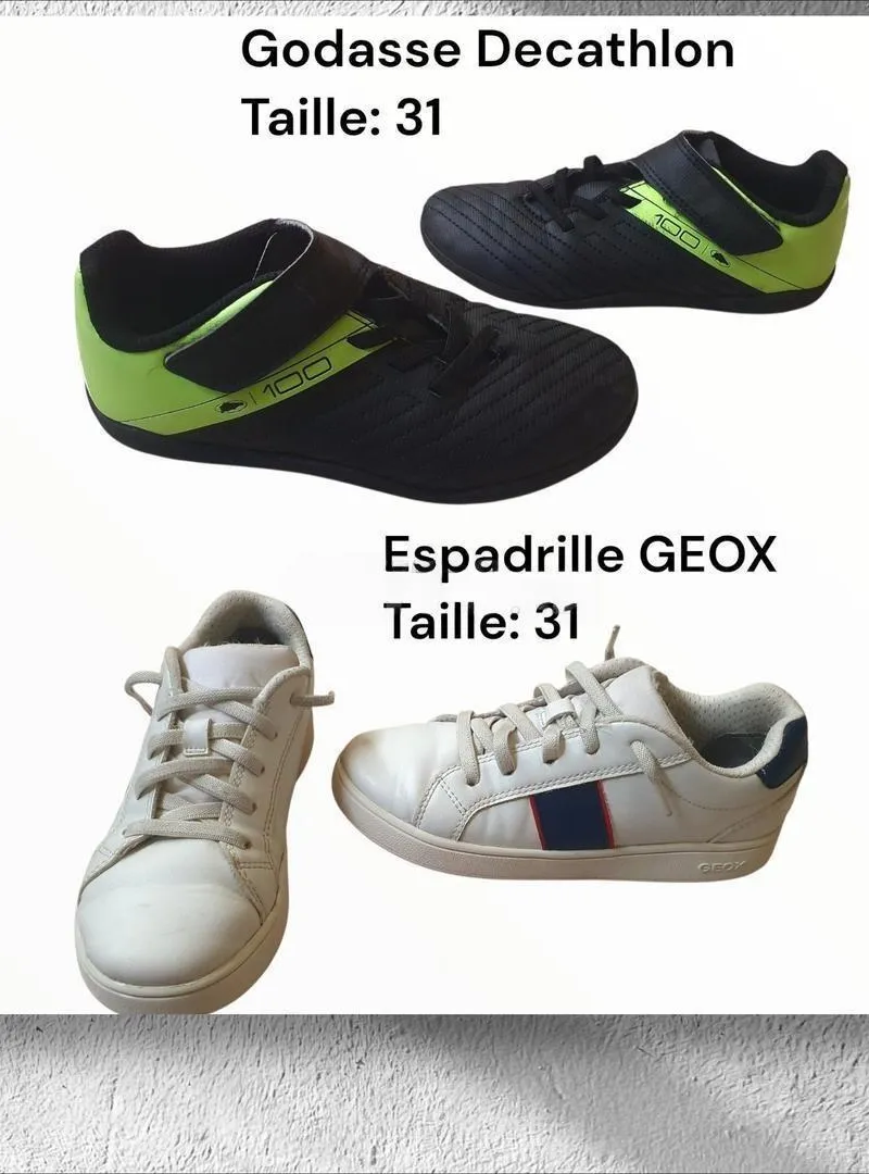 Chaussures de sport Kodas et chaussure enfant GEOX