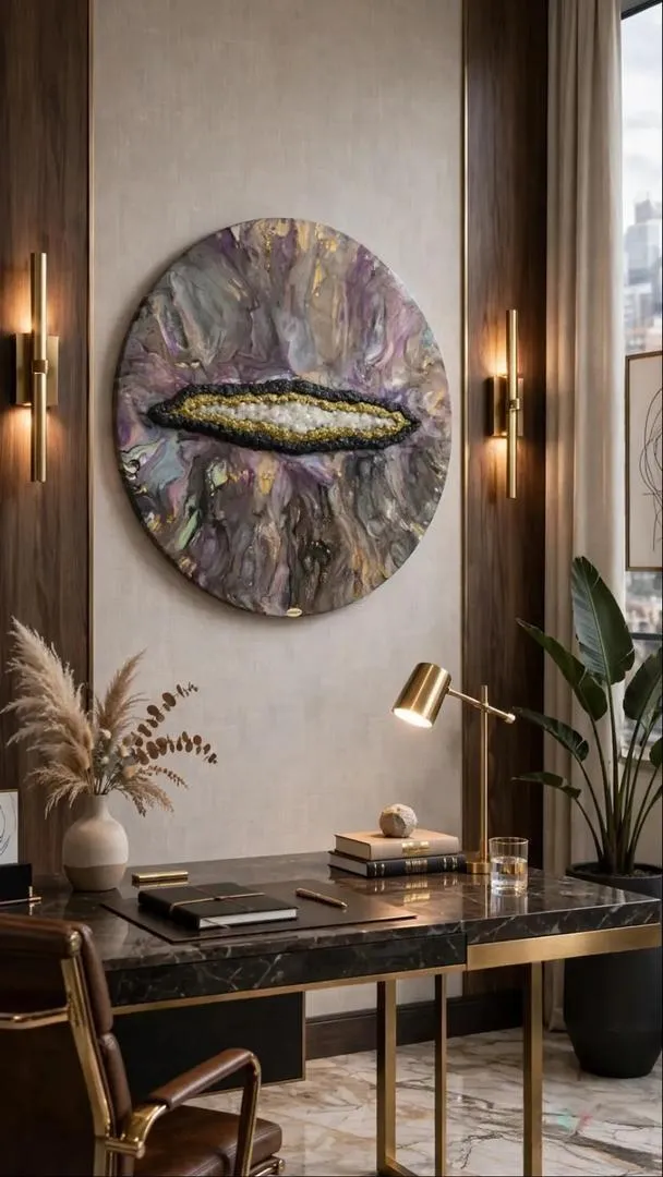 Tableaux artistiques peints à la main 3D