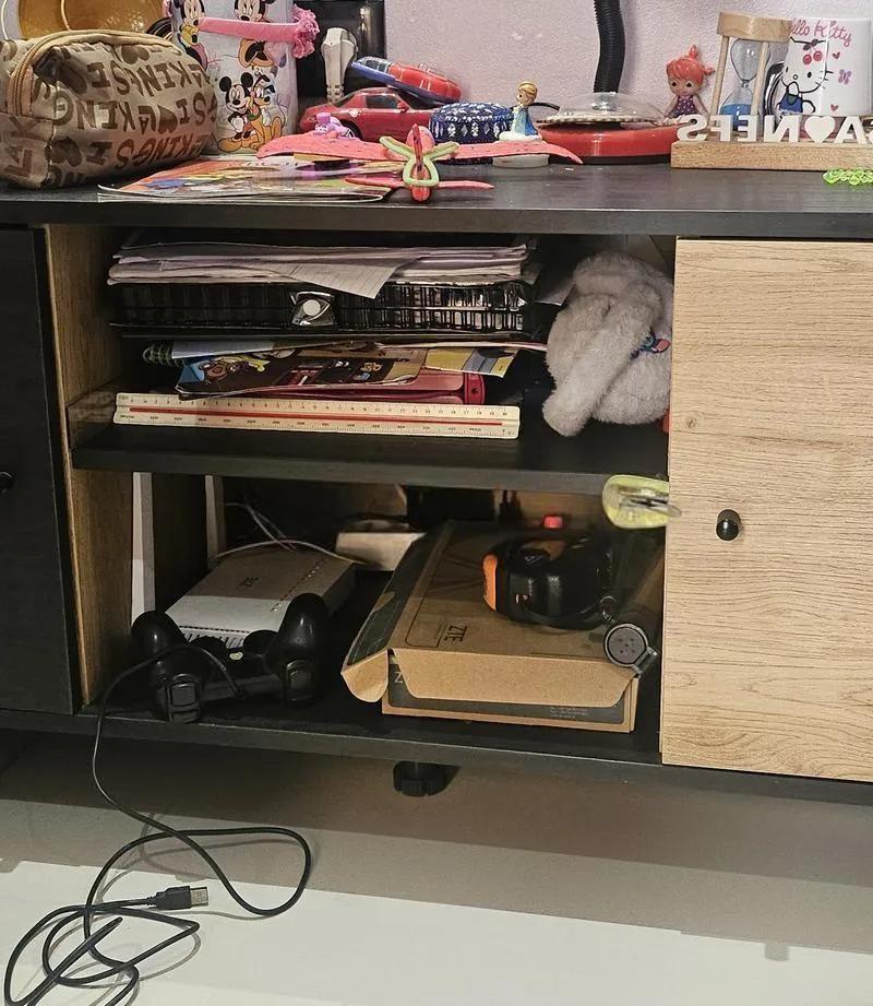 Meuble TV - Kitea matériau bois Chêne