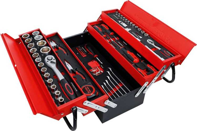 Boîte à outils pré-remplie kraftmuller 86 pcs