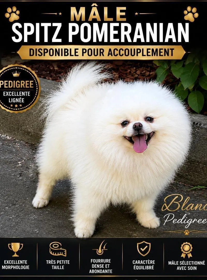 MÂLE SPITZ POMERANIEN